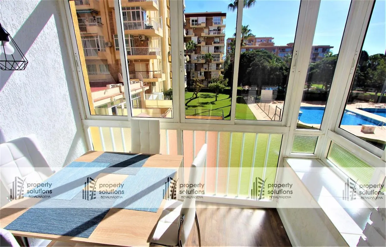 47 Hercules Estudio. Vistas Al Jardin Y La Piscina. Cercano Al Centro. Excelente Ubicacion. 贝纳尔马德纳 公寓